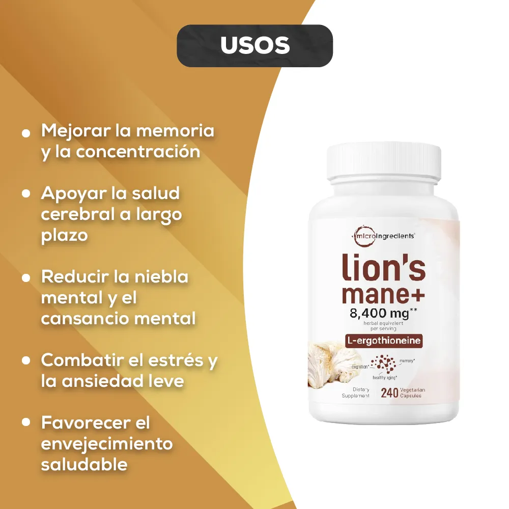 Melena de León con L-ERGOTIONEÍNA - Imagen 2